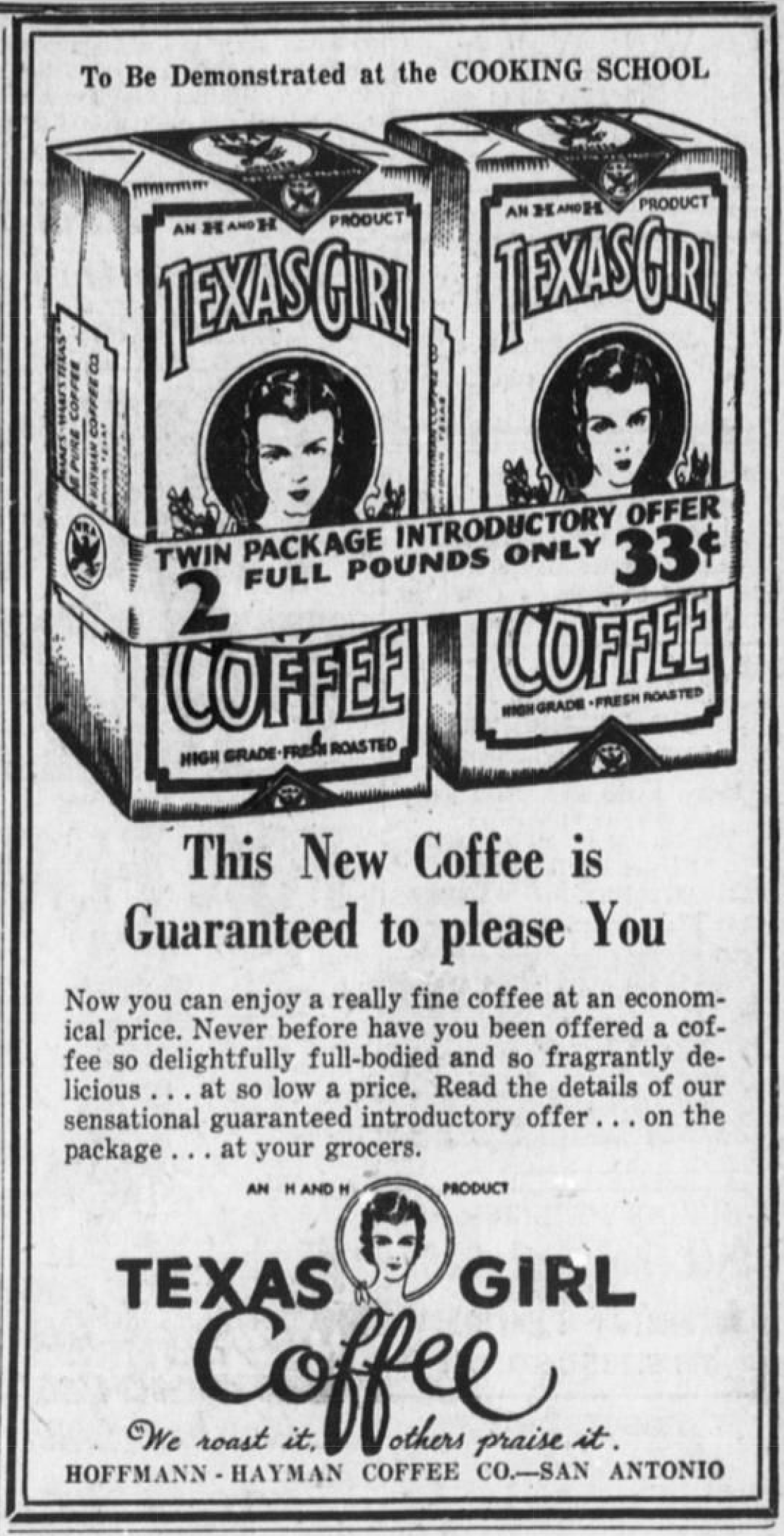 San Antonio Register on Fri Nov 3, 1933